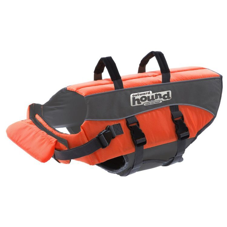 Outward Hound Dog Life Jacket Medium Orange 9" x 17" x 11"