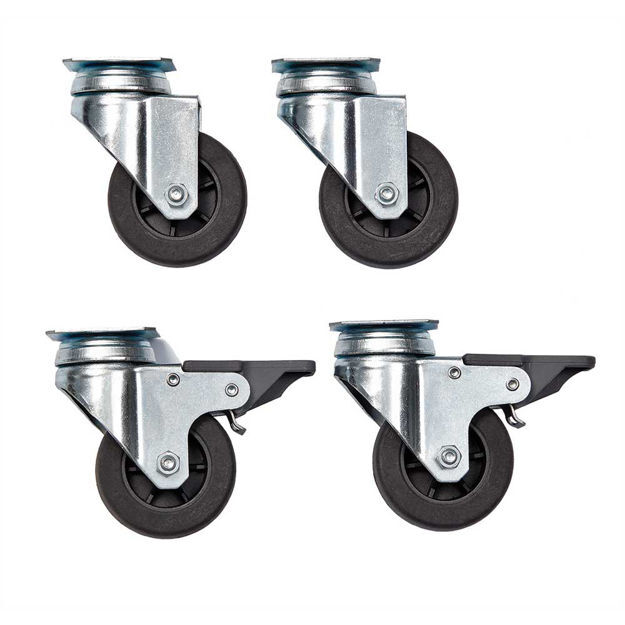 Midwest Skudo Pet Travel Carrier Wheel Casters 4 Pack Silver ** NOT AVAILABLE **