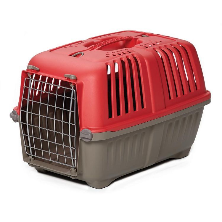 Midwest Spree Plastic Pet Carrier Red 21.875" x 14.25" x 14.25"