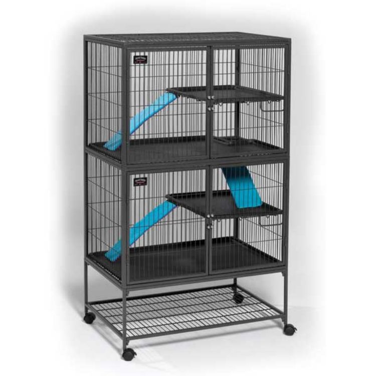 Midwest Ferret Nation Double Unit Cage Gray 36" x 25" x 62.5" ** NOT AVAILABLE **