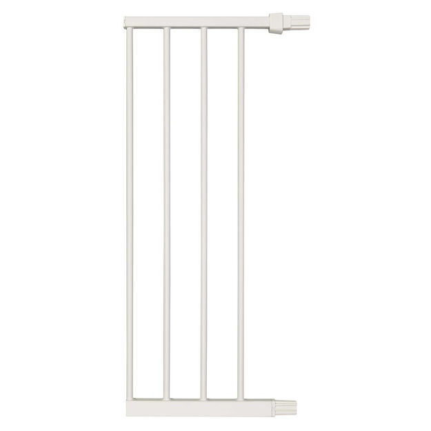 Midwest Steel Pressure Mount Pet Gate Extension 11" White 11.375" x 1" x 29.875"
