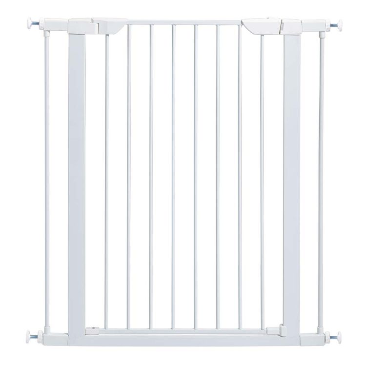 Midwest Steel Pressure Mount Pet Gate White 29.5" - 38" x 1" x 39.125"
