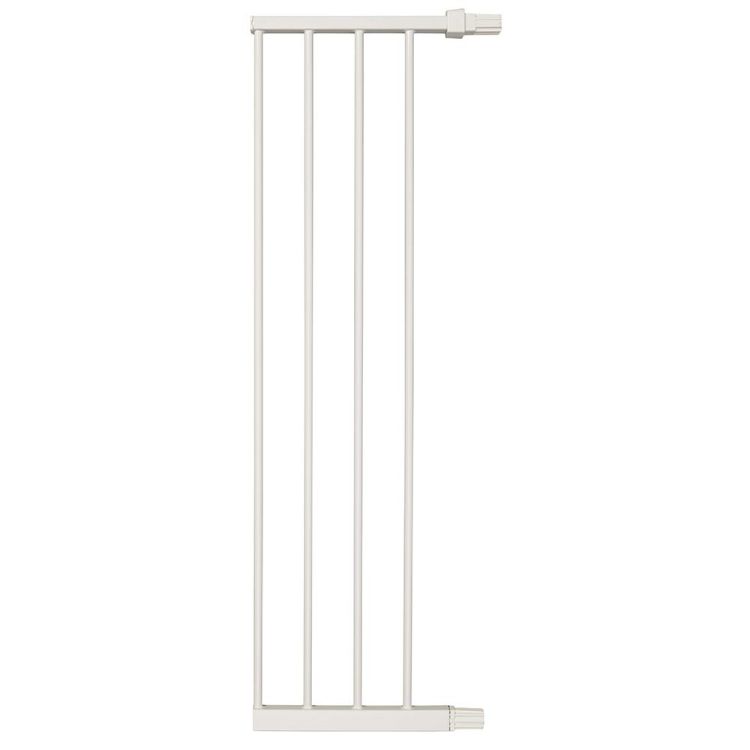 Midwest Steel Pressure Mount Pet Gate Extension 11" White 11.375" x 1" x 39.125"