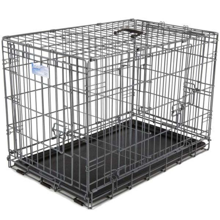 Midwest Ultimate Pro Triple Door Dog Crate Black 37" x 24.50" x 28"