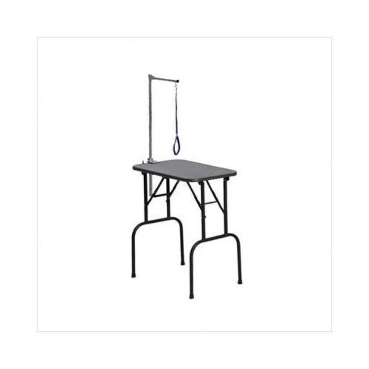 Midwest Plywood Grooming Table with Arm Black 48" x 24" x 24"