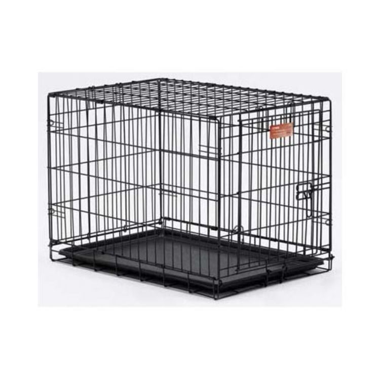 Midwest Dog Single Door i-Crate Black 30" x 19" x 21"