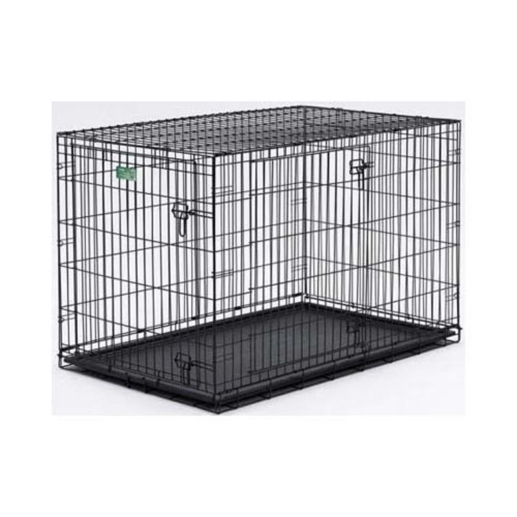 Midwest Dog Double Door i-Crate Black 42" x 28" x 30"