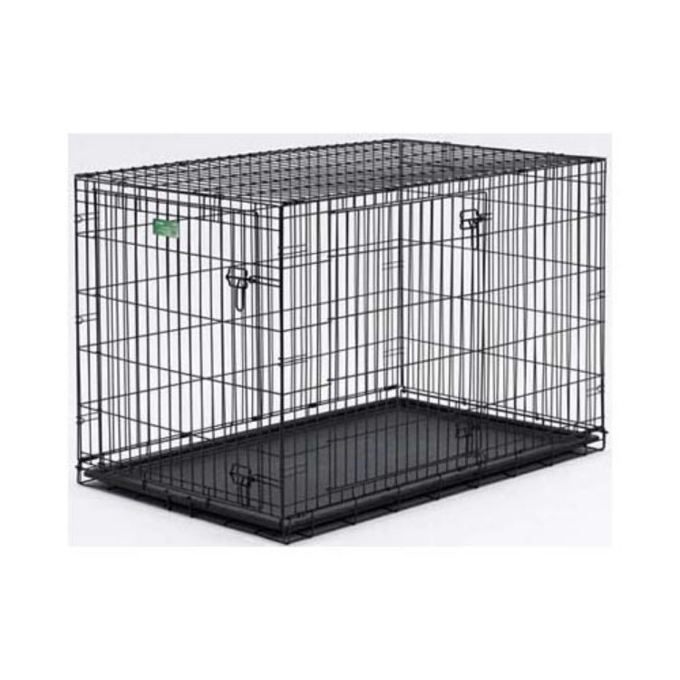 Midwest Dog Double Door i-Crate Black 48" x 30" x 33"