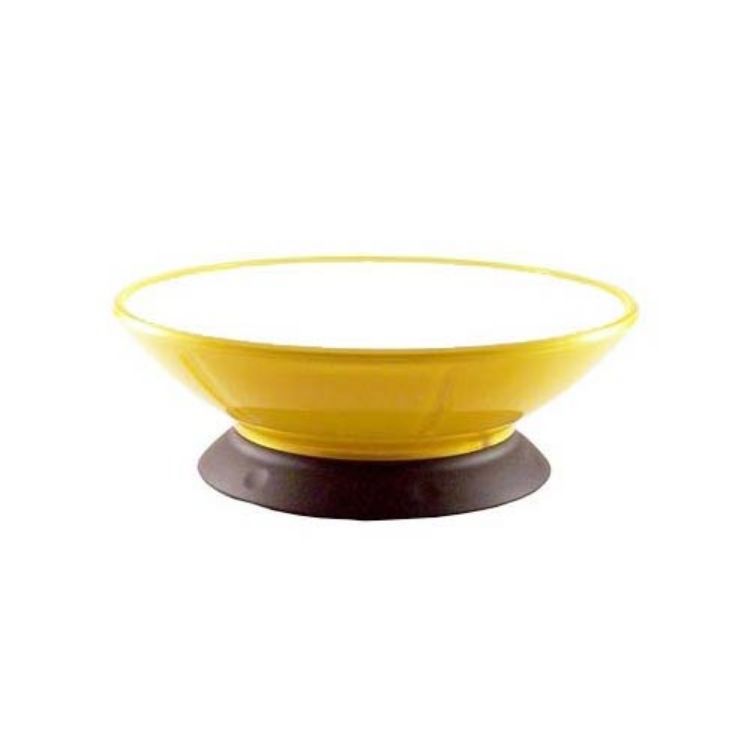 Modapet Lemon Zest Pedestal Pet Bowl 2 cups / 473 ml 6.5" x 6.5" x 2.25"    