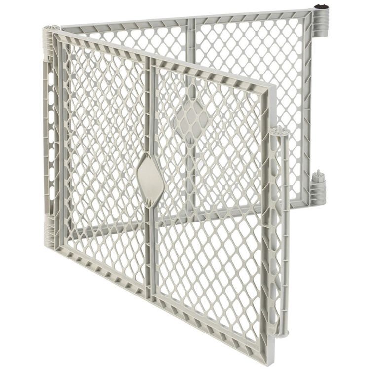 North States Superyard XT Pet Gate Extension Kit 2 panel White 30" x 26"