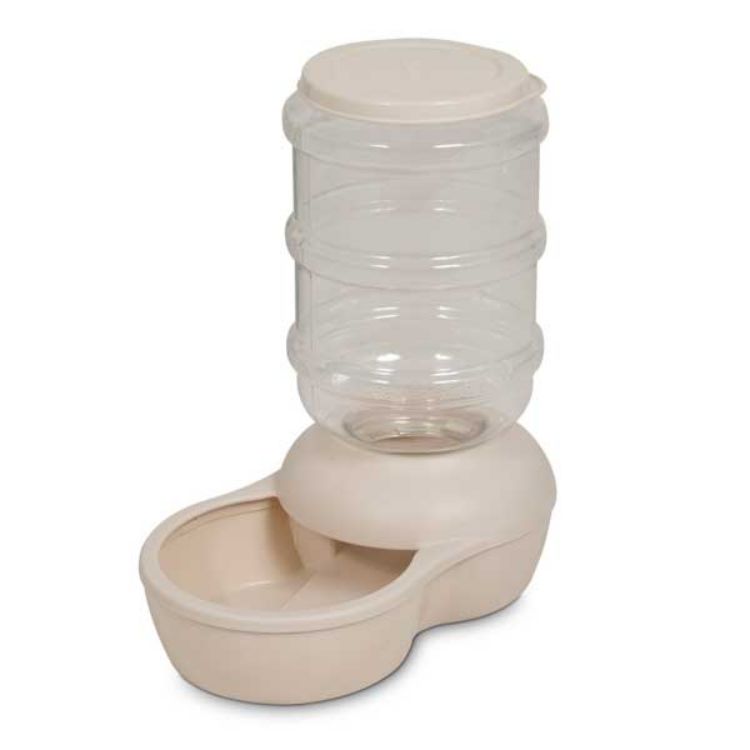 Petmate Le Bistro Feeder Small Bleached Linen 5.7 x 9.5 x 9.7 For CAD 27.22 HHCS