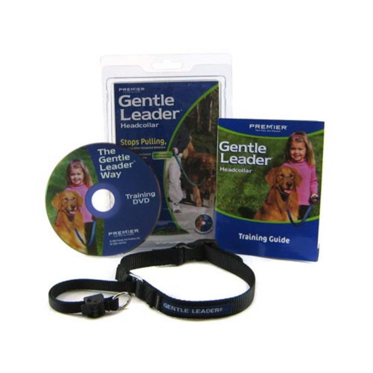 Premier Gentle Leader Quick Release Head Collar Medium Black