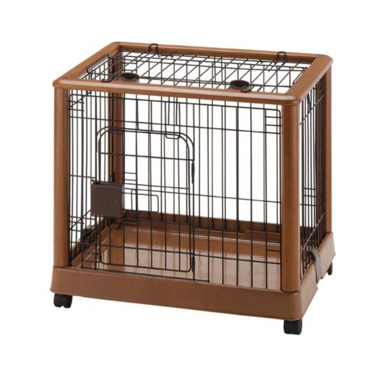 Richell Mobile Pet Pen 640 Small Autumn Matte 25.2" x 18.1" x 22.4"