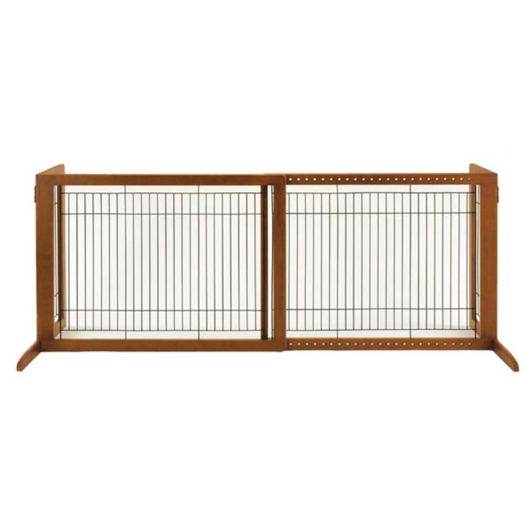 Richell Freestanding Pet Gate HL Autumn Matte 39.4" - 70.9" x 23.6" x 27.6"