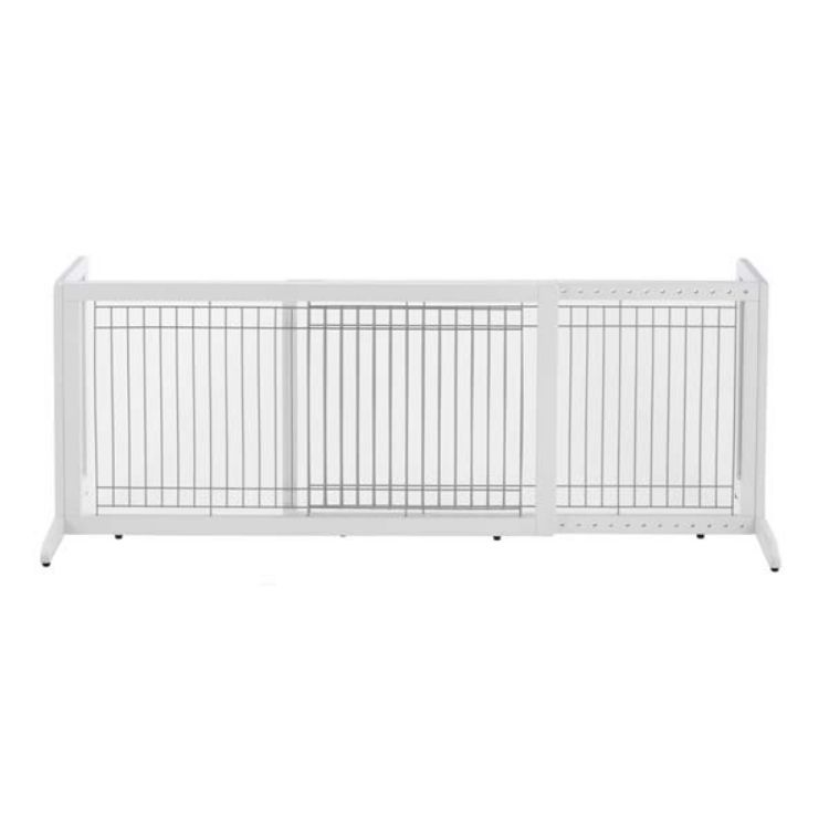 Richell Freestanding Pet Gate HL Large White 39.8" - 71.3" x 17.7" x 20.1"