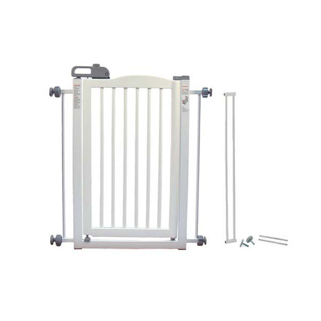 Richell One-Touch Pressure Mounted Pet Gate White 28.3" - 35.8" x 2" x 34.6" 