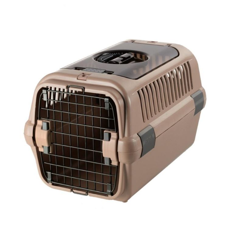 Richell Double Door Pet Carrier Medium Plastic 22.4" x 14.4" x 14.4" 