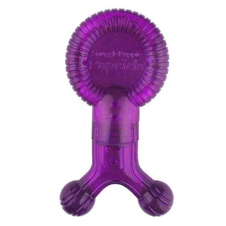 Smart Pet Love Pupcicle Dog Teething Toy Purple 