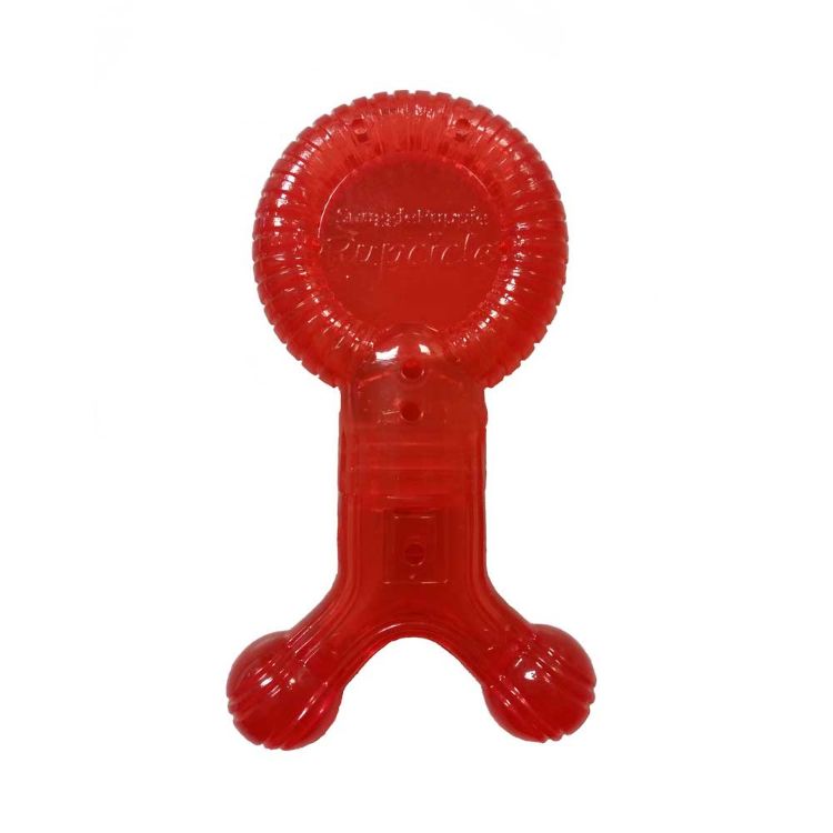 Smart Pet Love Pupcicle Dog Teething Toy Red 