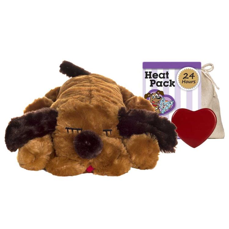 Smart Pet Love Snuggle Puppy Pet Behavioral Aid Toy Brown  