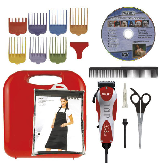 Wahl Deluxe U Clip Red 6.5" x 2" x 1.5" 