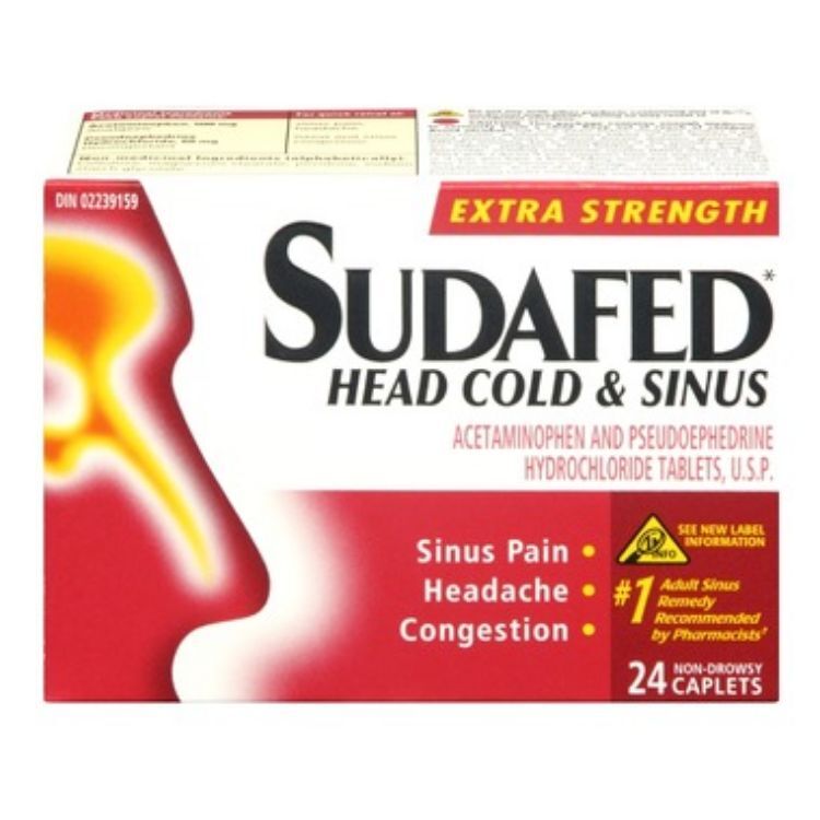 Sudafed Head and Cold Sinus