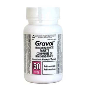 Gravol Dimenhydrinate Tablets ** NOT AVAILABLE **