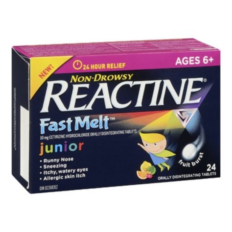 Reactine Allergy Junior Fast Melt Tablets