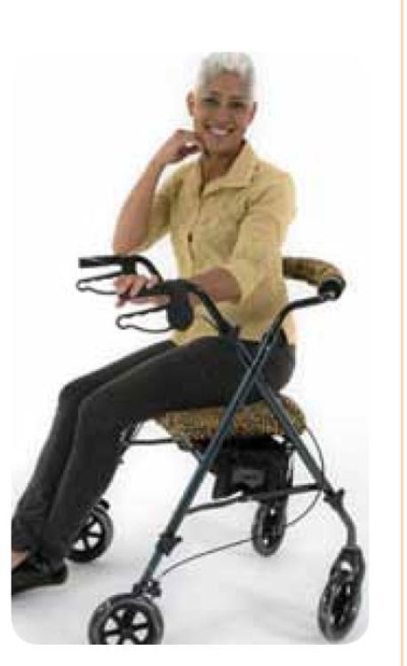 Wheelie Rollator Covers: Hound's Tooth
