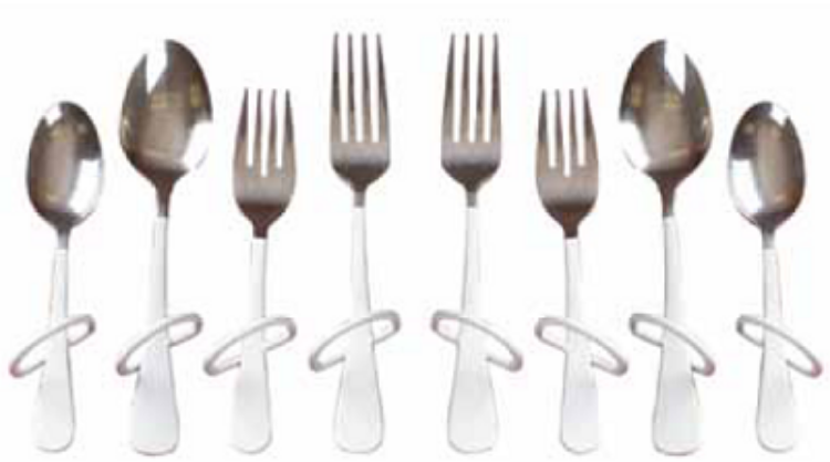 Finger Loop Utensil-Tablespoon - right hand Finger Loop Utensil-Tablespoon - right hand