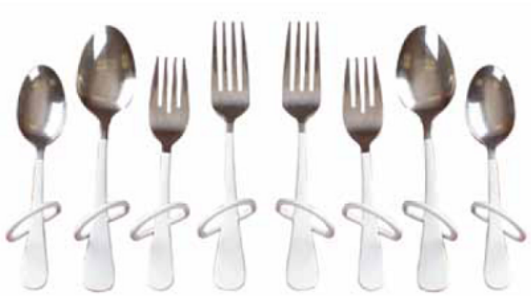 Finger Loop Utensils - Tablespoon, Left-hand