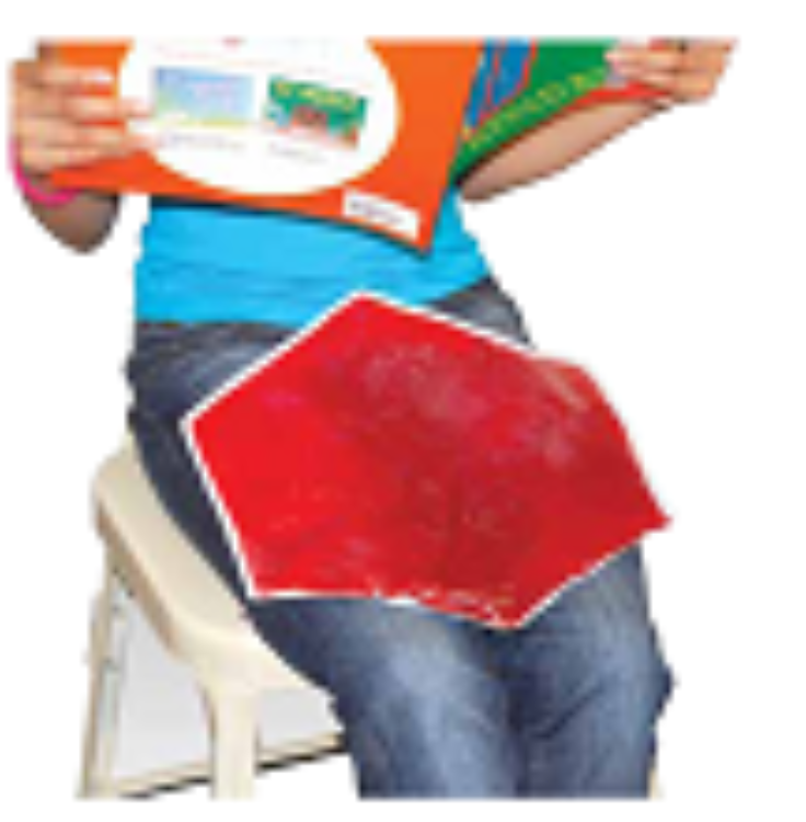 Weighted Lap Pads: Rectangular - Blue