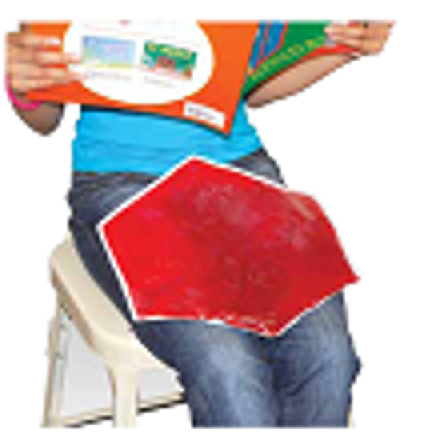 Weighted Lap Pads: Rectangular - Red 
