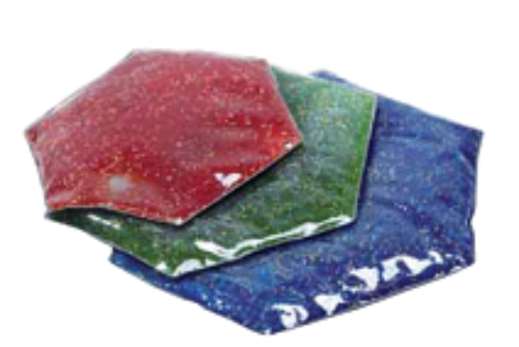 Weighted Lap Pads: Hexagon - Green 