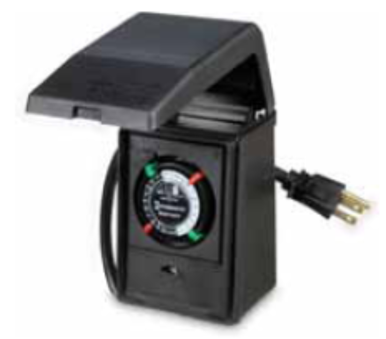 Grounded Outdoor Timer