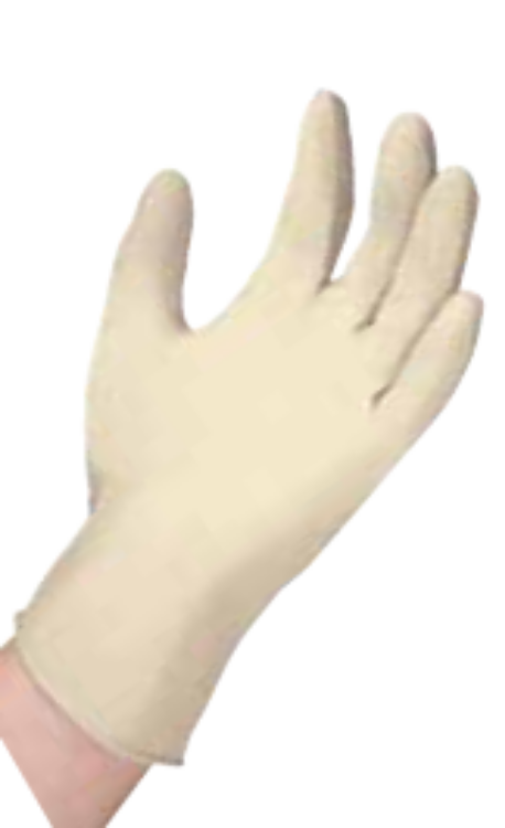 Examination Grade Latex Gloves Powder Free- Large