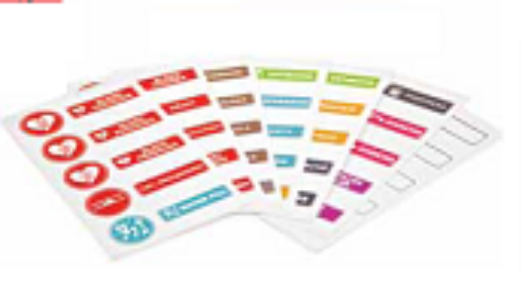 Medicine Label Stickers: Cardiac Health - English