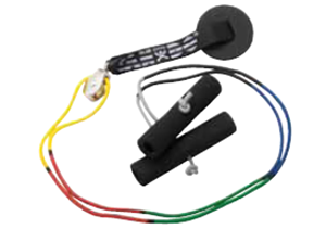 Color-Coded Shoulder Exerciser - Set with Pulley and Disc Anchor - Cord is 6 ft of 3 ft (each side) when hung on the door