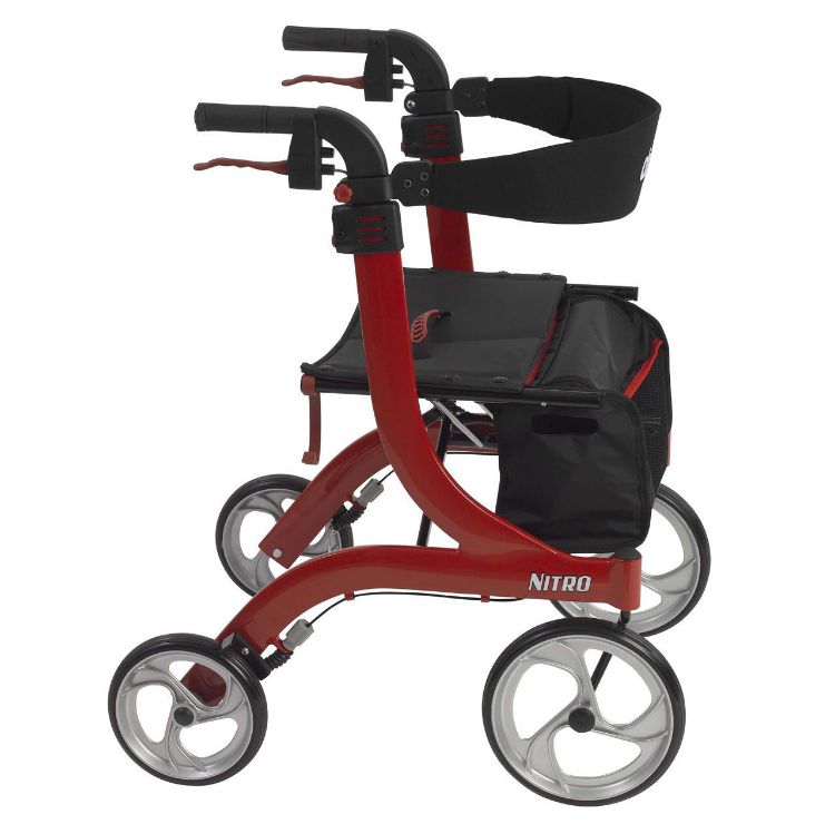 Euro Style 4 wheel Nitro Rollator (Tall Height)