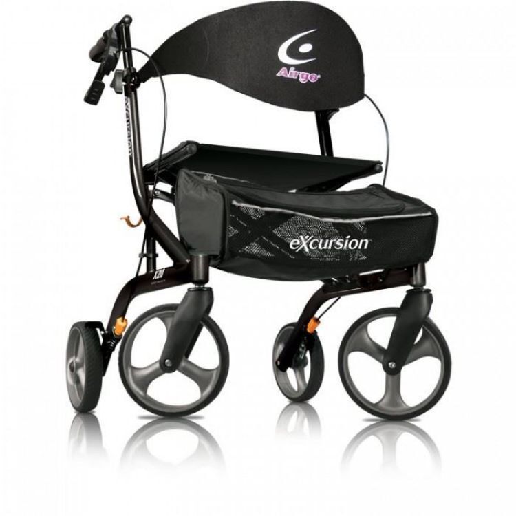 Airgo Excursion X20 Rollator (Lightweight, Side Folding Walker)