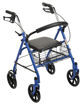 Four Wheel Rollator Walker with 7.5" Casters