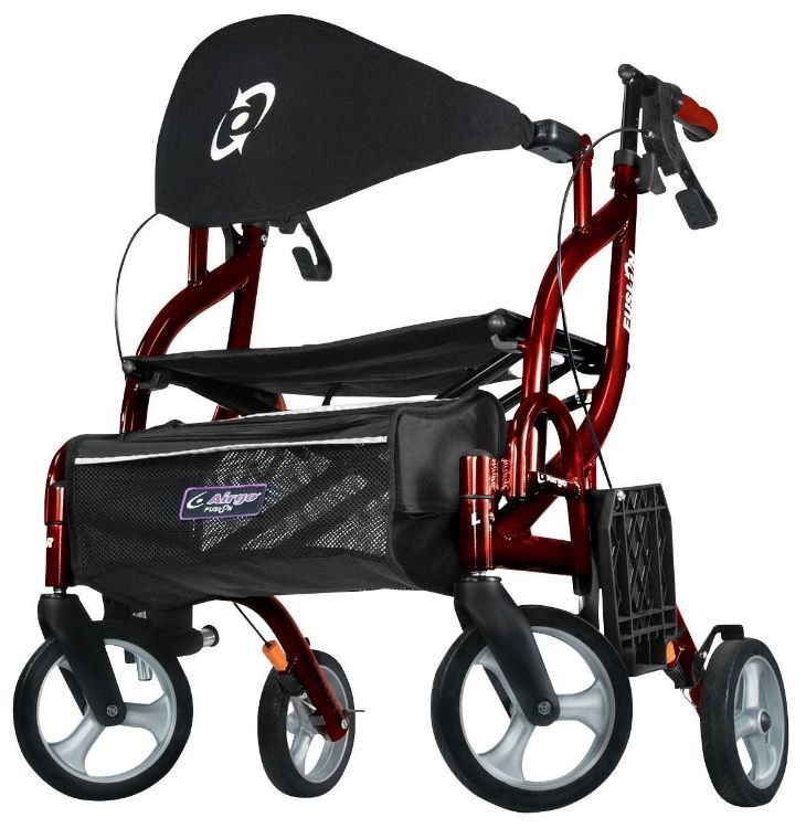 Airgo Fusion F18 Side Folding Rollator and Transport Chair