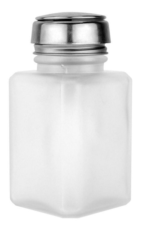 Pump Alcohol Dispenser Clear Bottle 6 oz