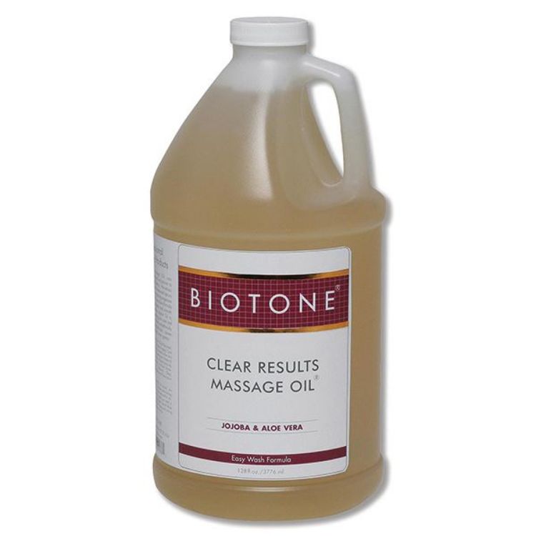 Biotone Clear Results Massage Oil, Gallon