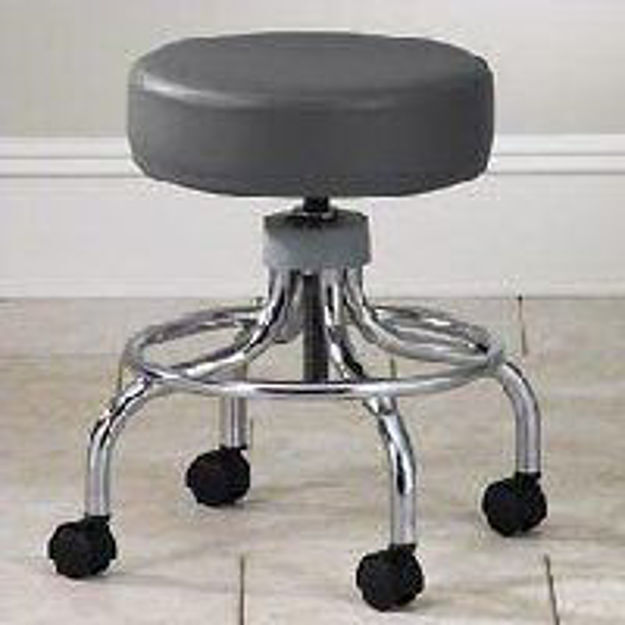 Mobile Stool With Foot Ring