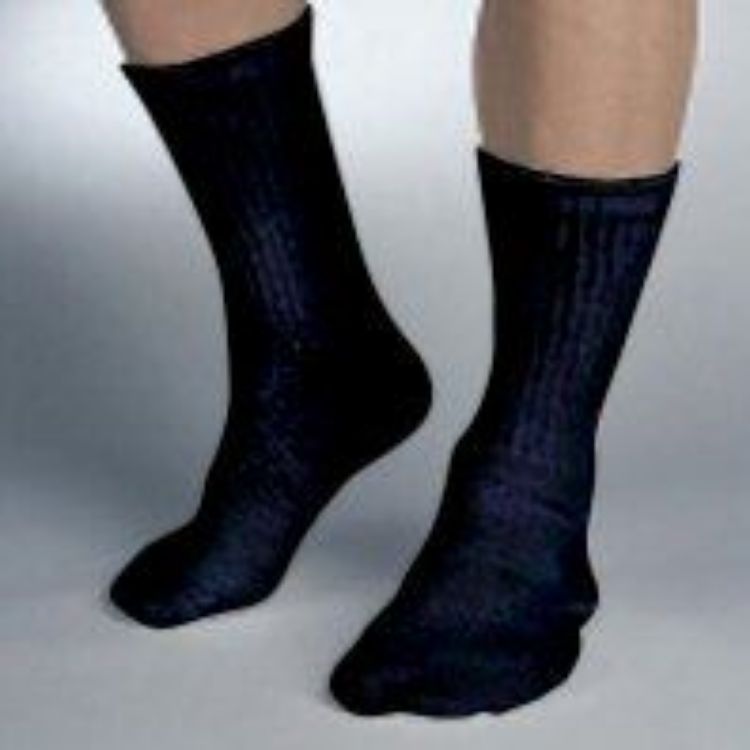 SensiFoot Crew Sock Black/X-Large