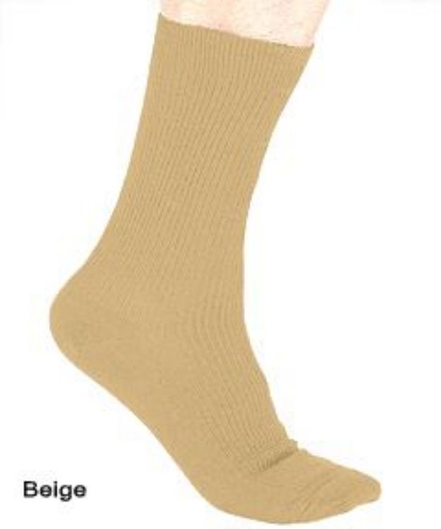 Mens Non Elastic Cuff Socks - Crew Sock