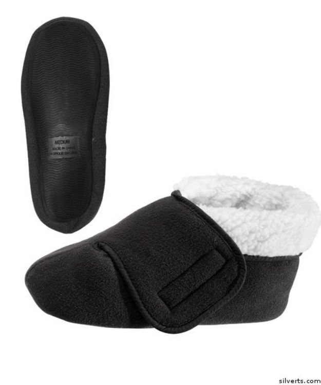 Womens and Mens Deep Wide Diabetic Bootie Slipper