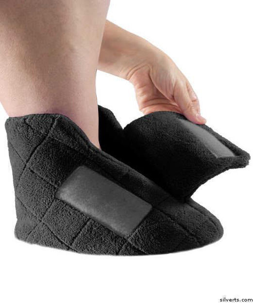 Extra Wide Swollen Feet Slippers - Soft Cozy Comfortable
