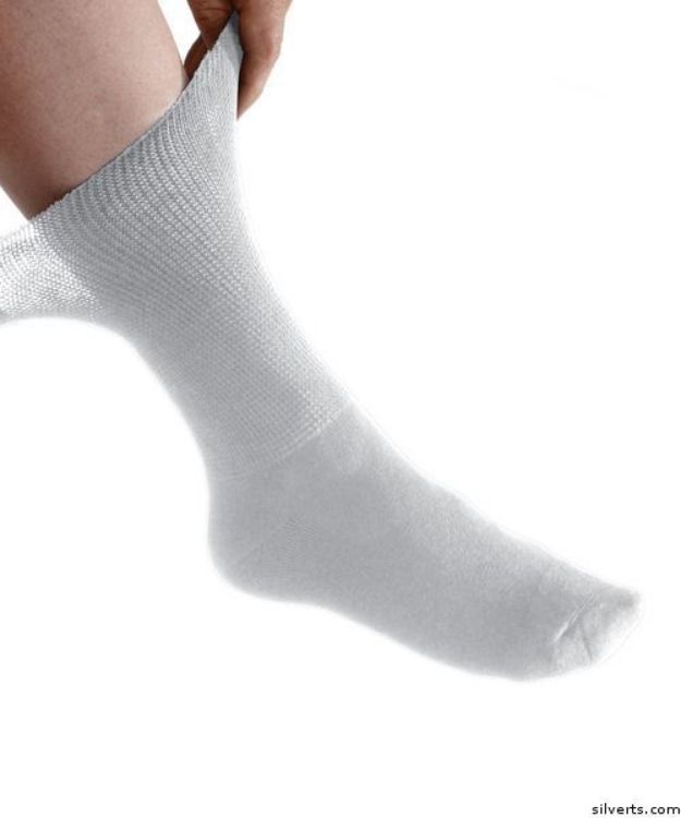 Mens Diabetic/Edema Dress Socks